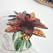 Glass Sunflower Stem- Helianthus Emberveil