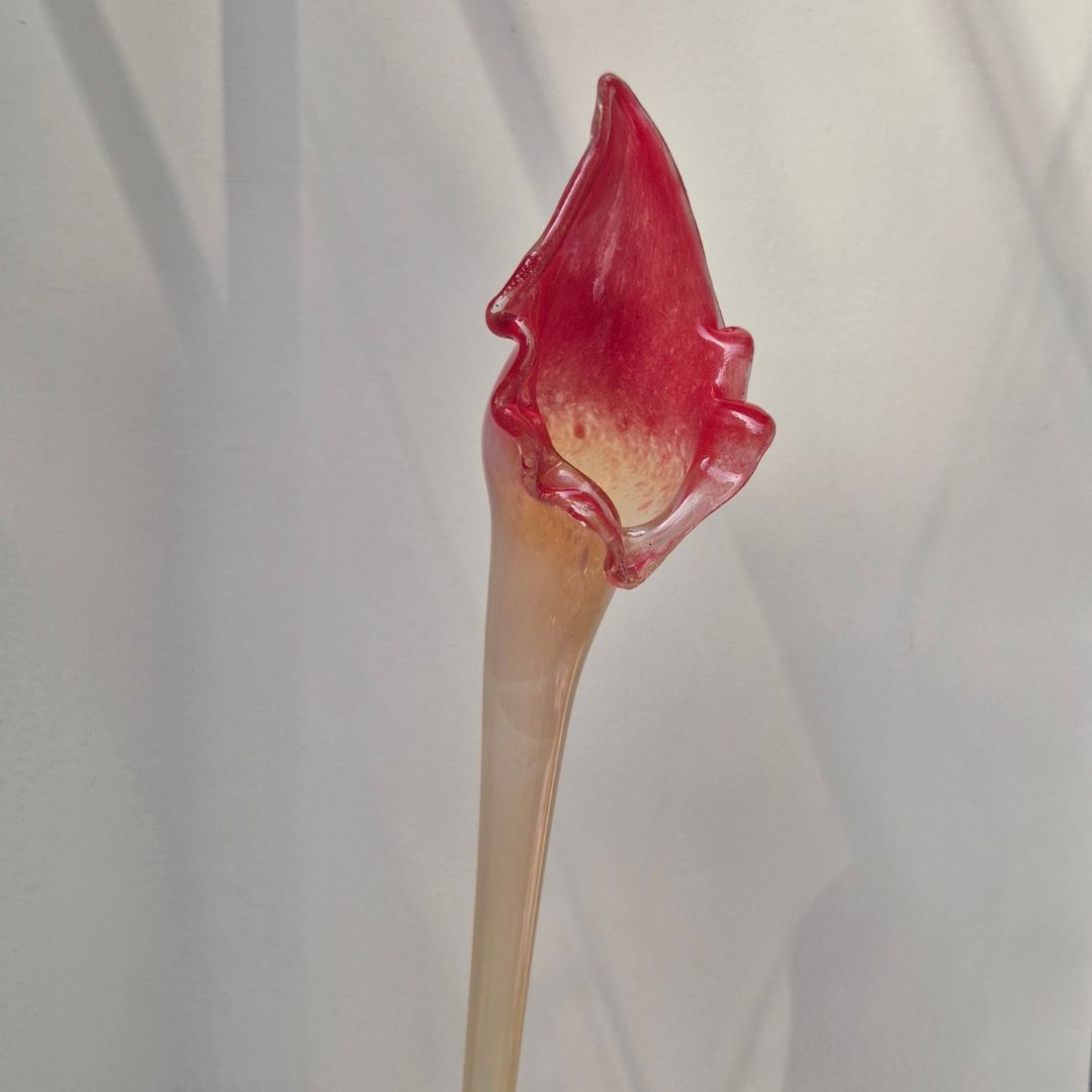 Crimson Reverie — A Botanical Glass Composition