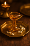 Art Glass Puja Diya-  Divya Ambar Jyot