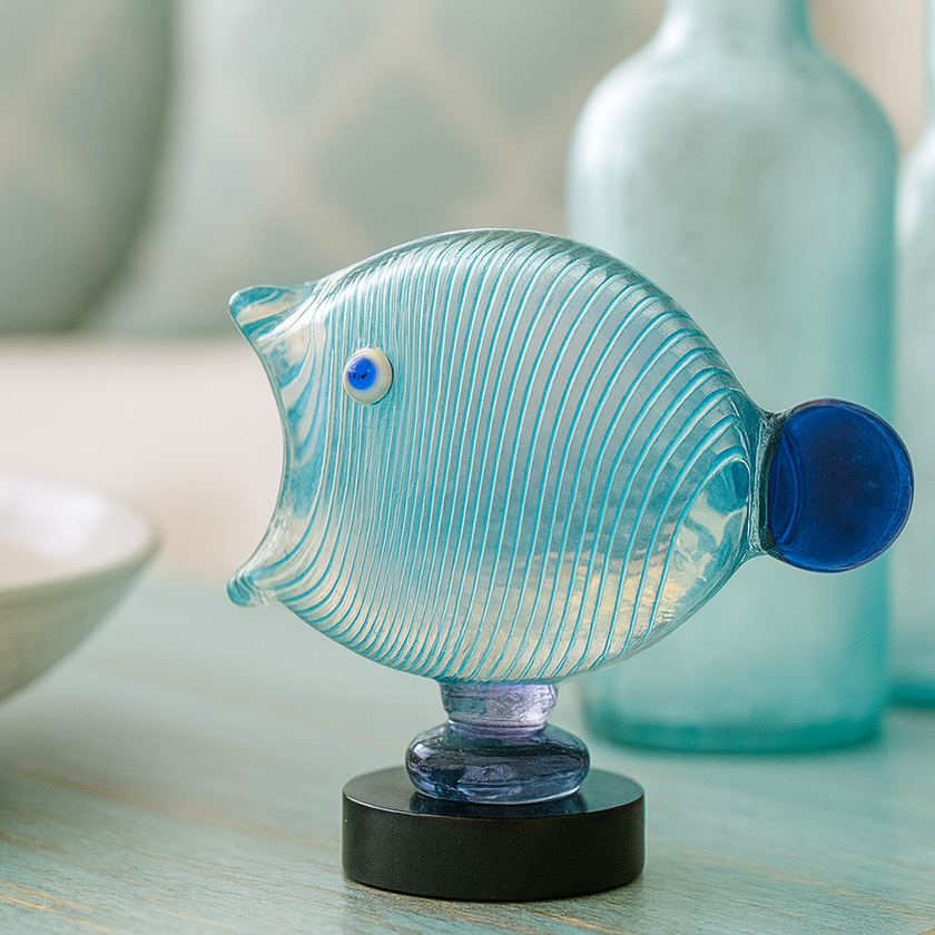 Artisnal Reef Fish -Decor Glass Fish