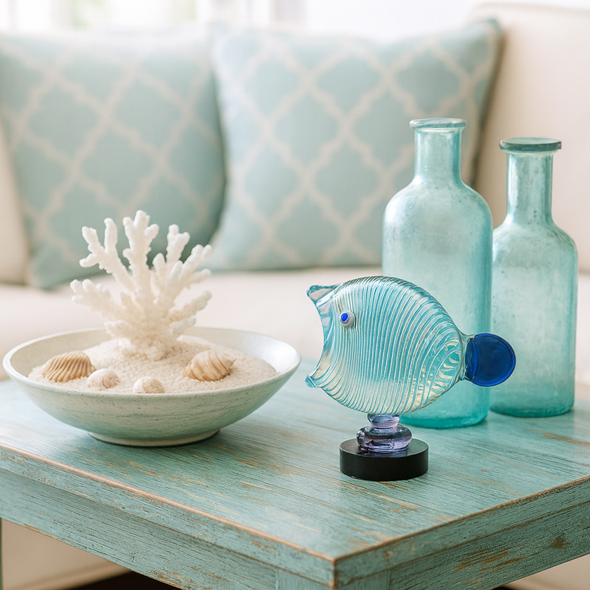 Artisnal Reef Fish -Decor Glass Fish