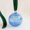 Blue Hues -  Handblown Glass Ornament