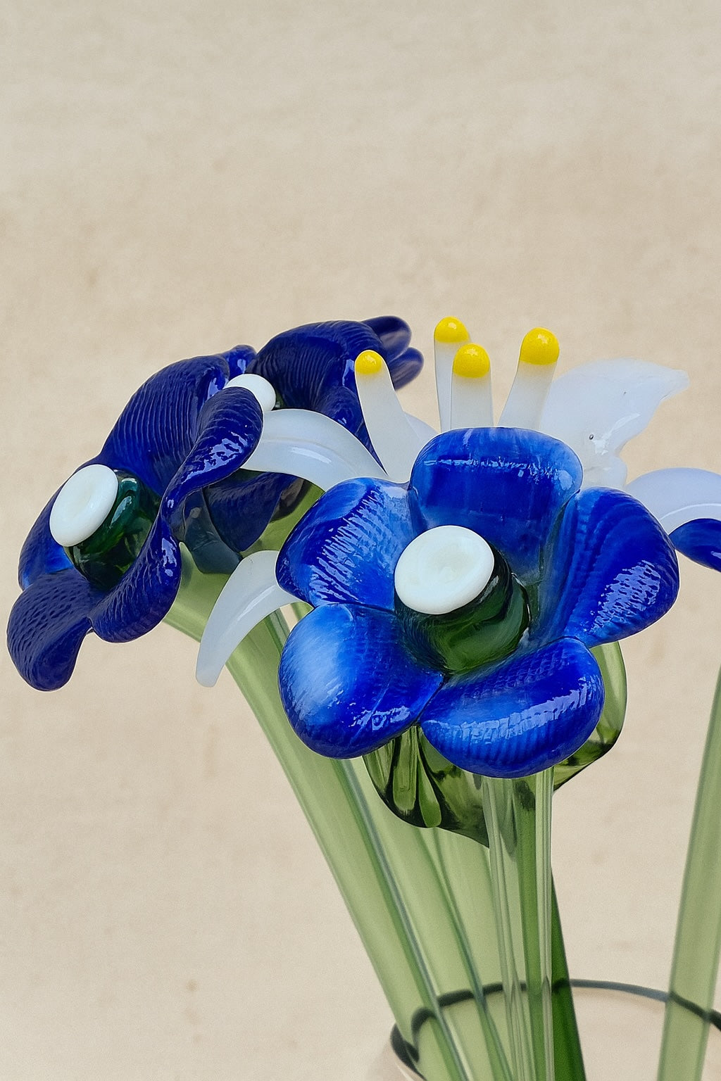 Blue Moon Lily-— Handblown Glass Bouquet