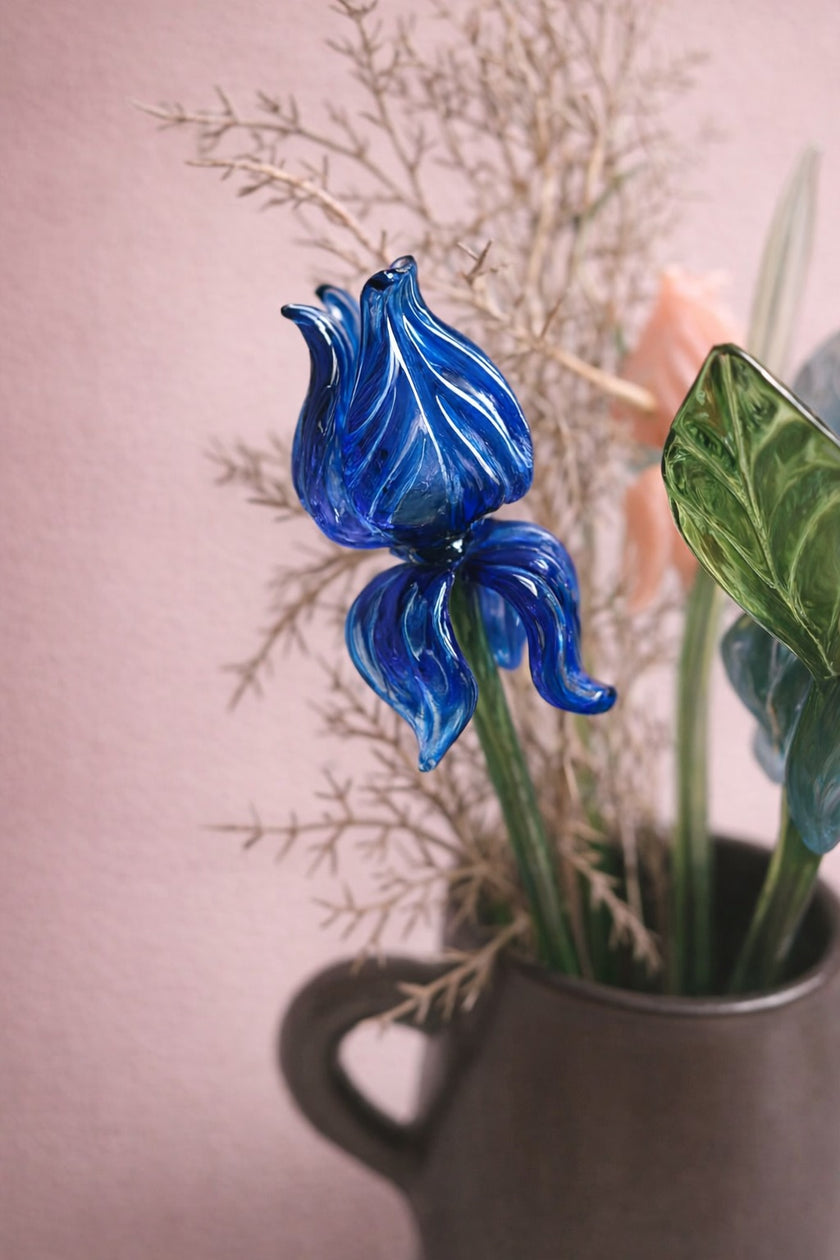 Venetian Rose Glass Flower