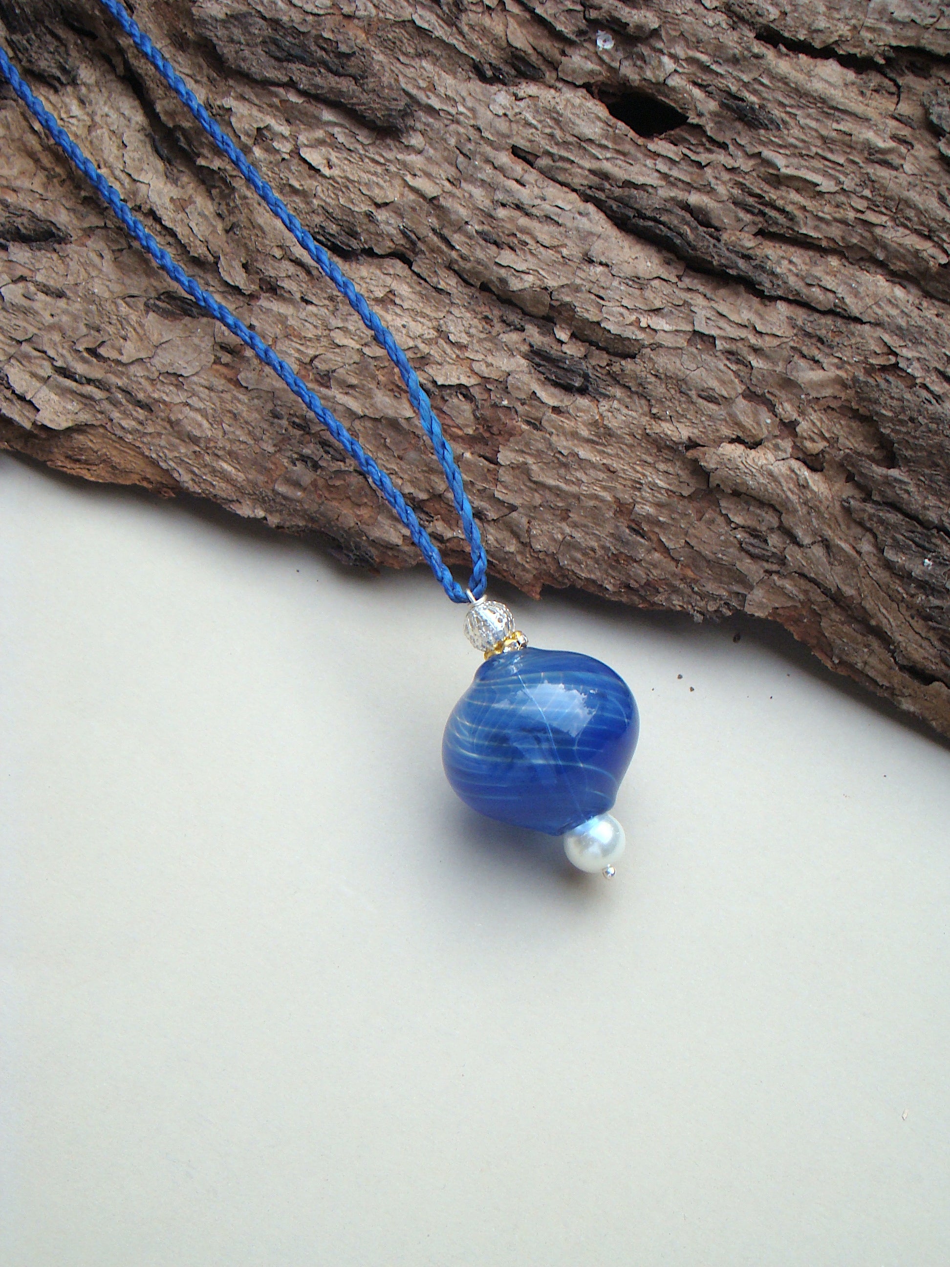 Classic Charm- Necklace (Blue-R)