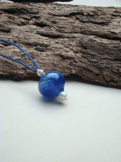 Classic Charm- Necklace (Blue-R)