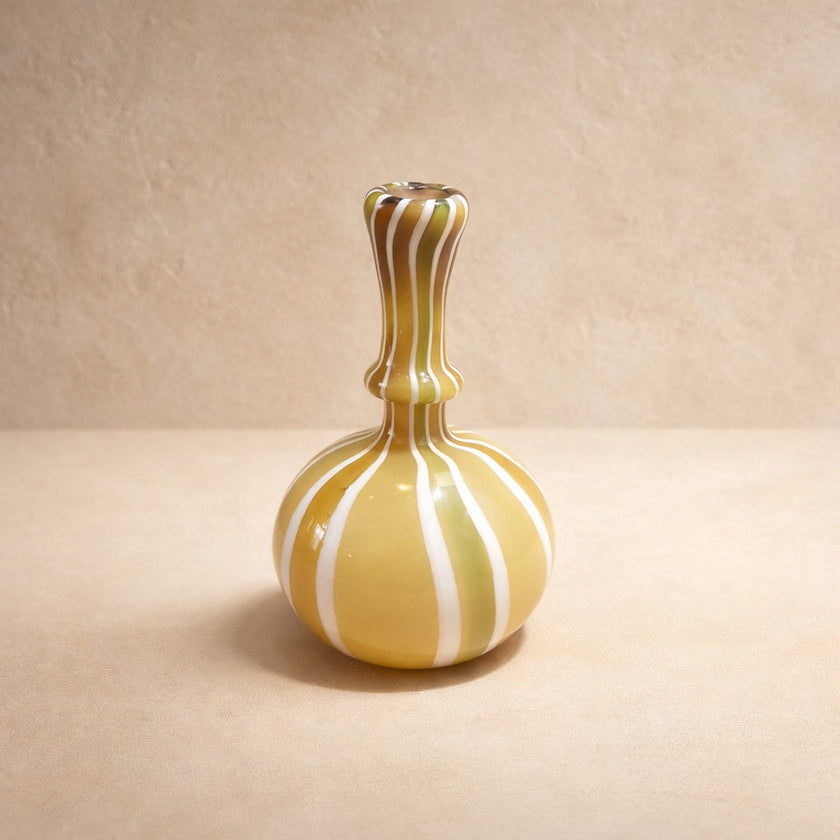 Murano Glass Style Vase- Earthy Hues