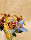 Golden Ember Lily— Handblown Glass Bouquet