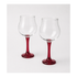 Garnet Glass 2pcs Gift pack