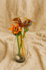 Golden Ember Lily— Handblown Glass Bouquet