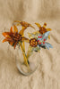 Golden Ember Lily— Handblown Glass Bouquet