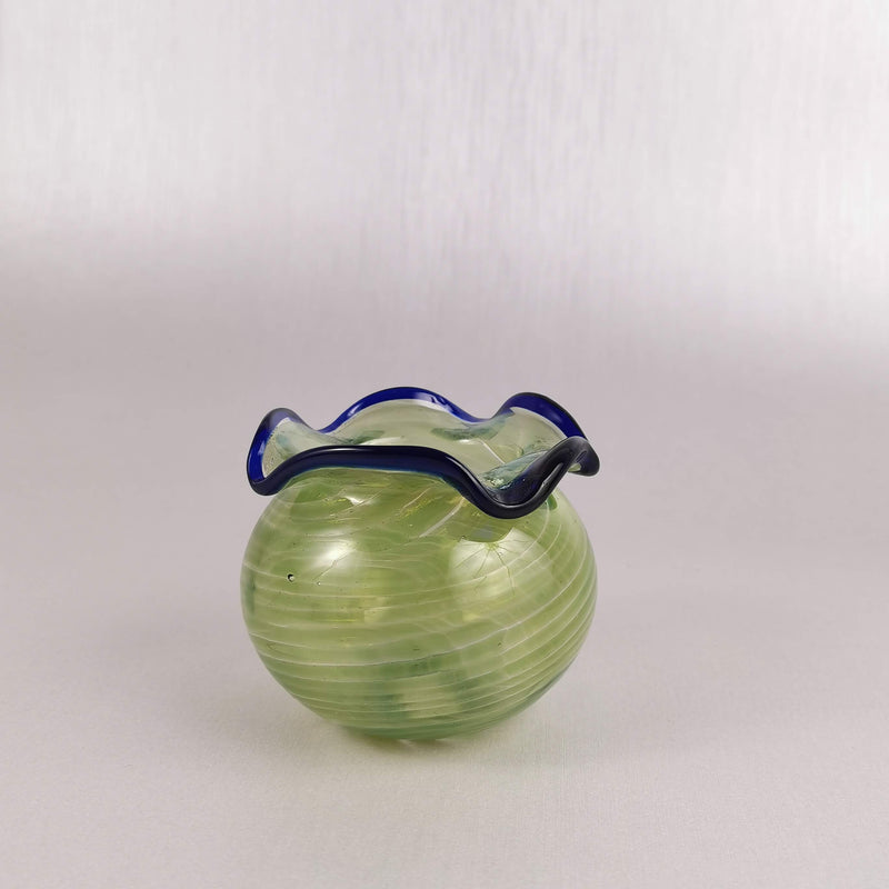 Art Glass  Bowl /Vase Jade Dream