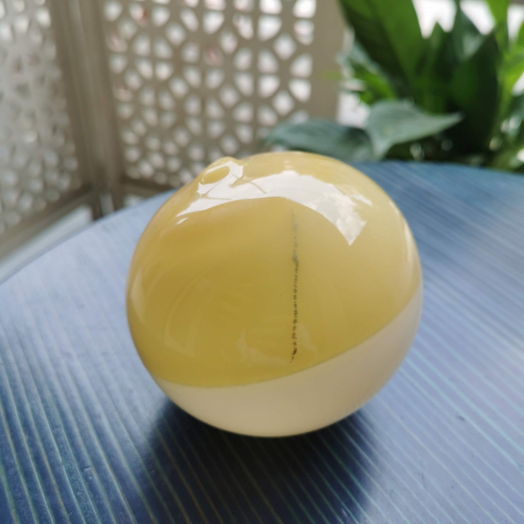 Art Glass Hand Blown Sphere image 1