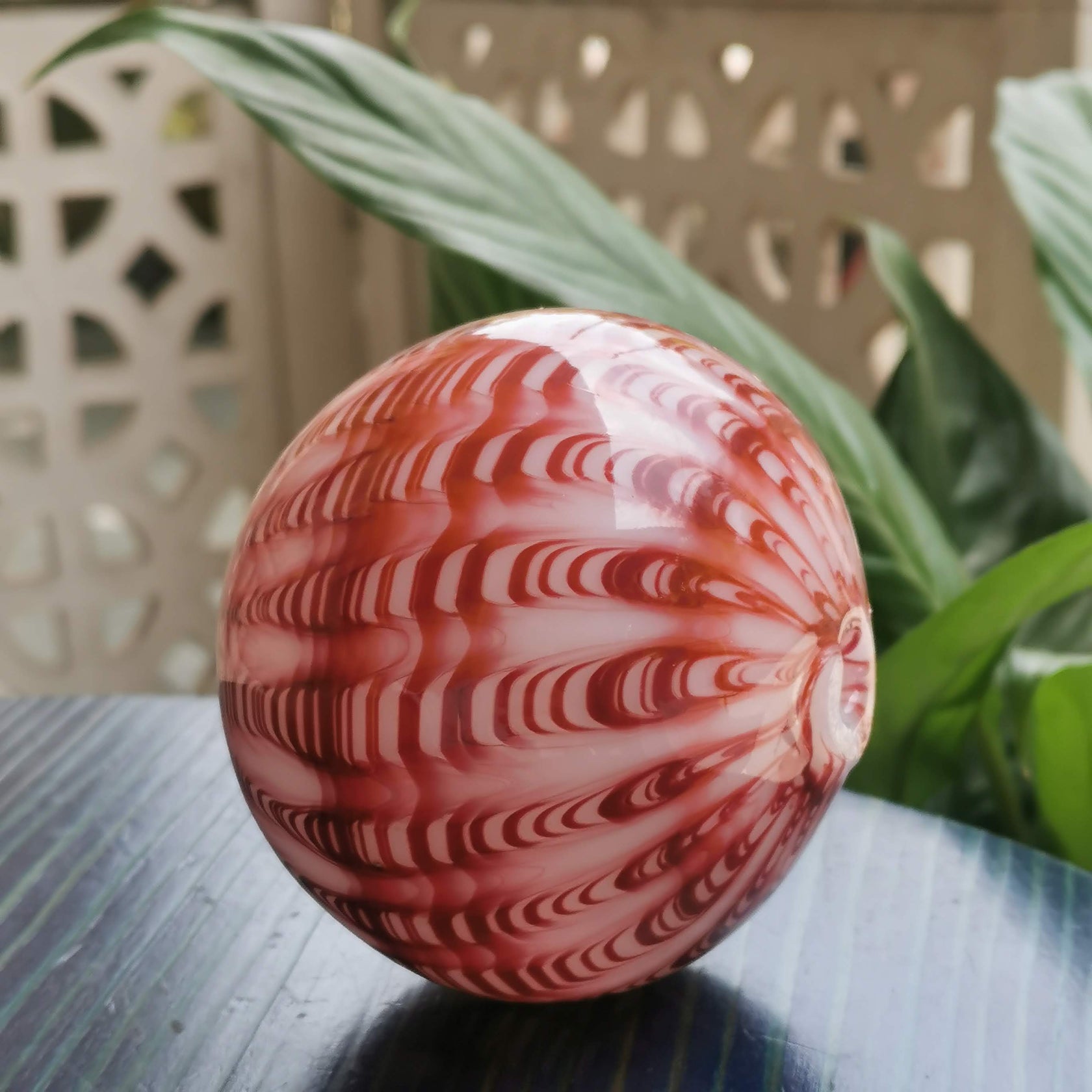 Art Glass Hand Blown Sphere thumbnail 2