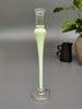 Vintage glass candle holder - Paris Green