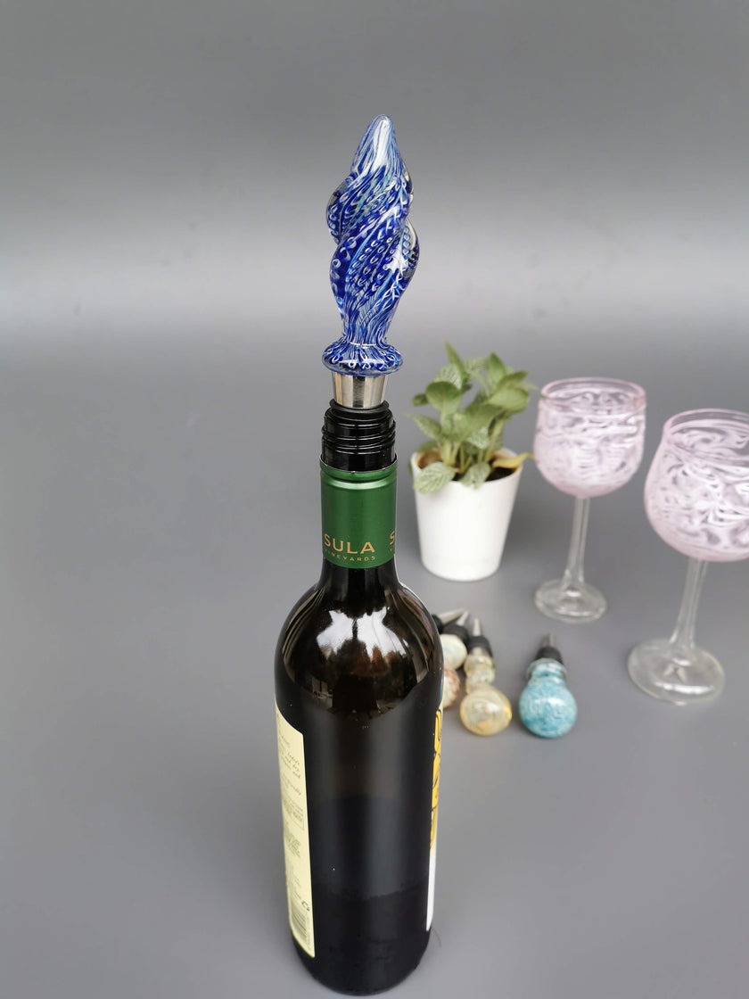 Albano Handblown Glass Wine Stoppers