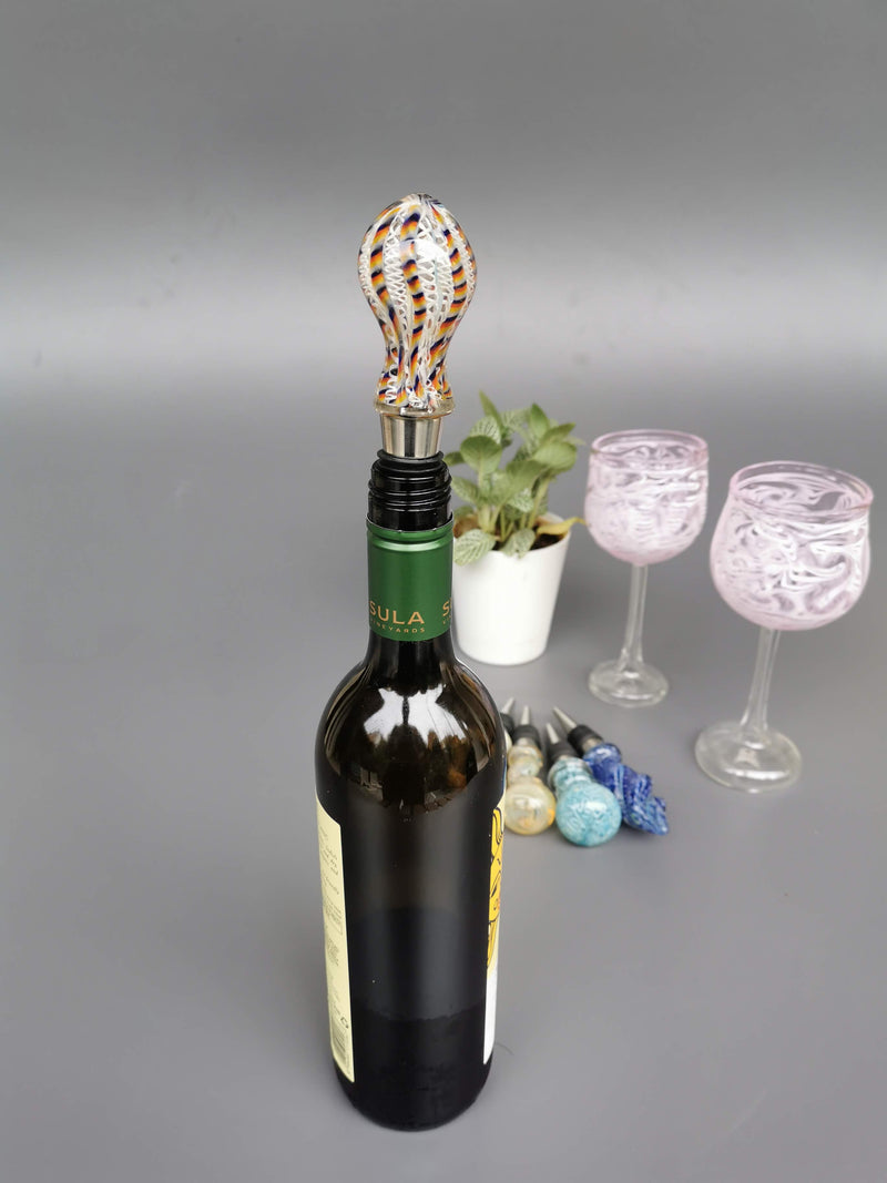 Reno Handblown Glass Wine Stoppers
