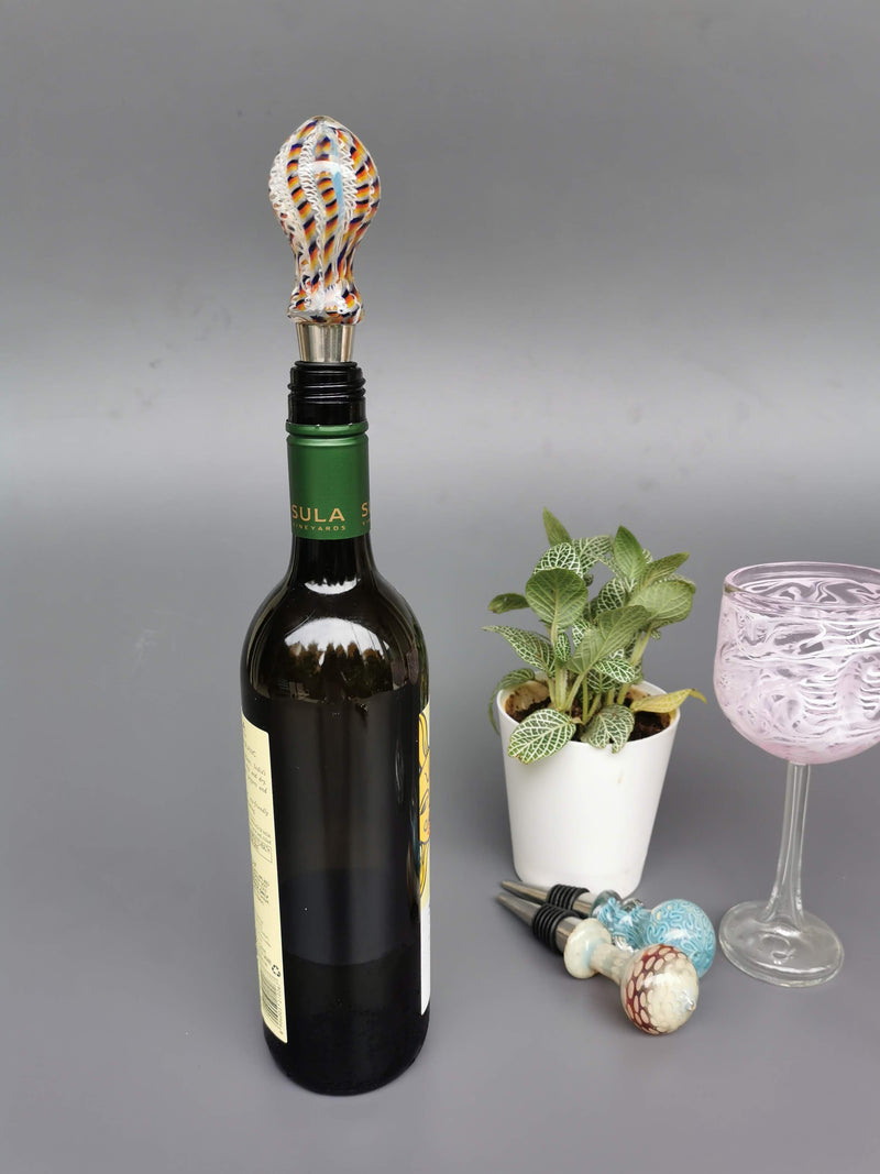 Reno Handblown Glass Wine Stoppers