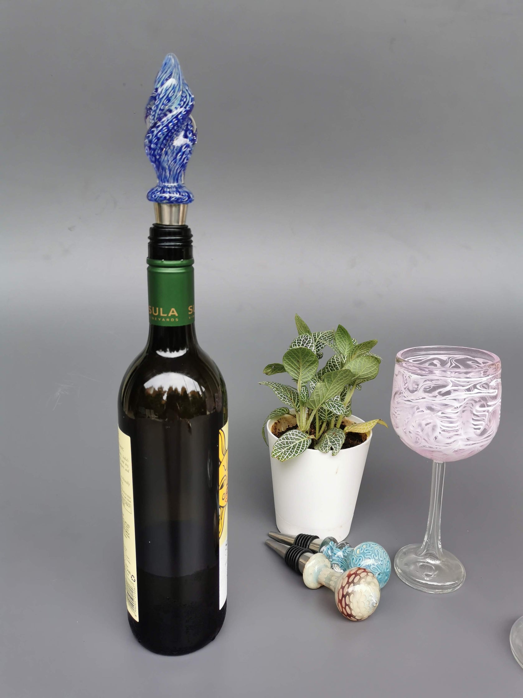 Albano Handblown Glass Wine Stoppers thumbnail 4