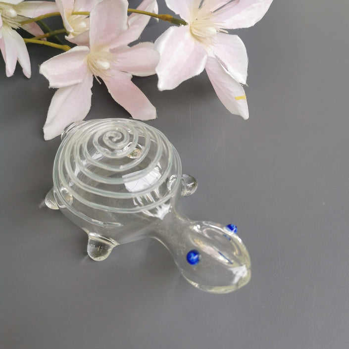 Good Luck Glass Turtles- Clear