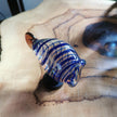 Fish Table Decor Glass- INDIGO