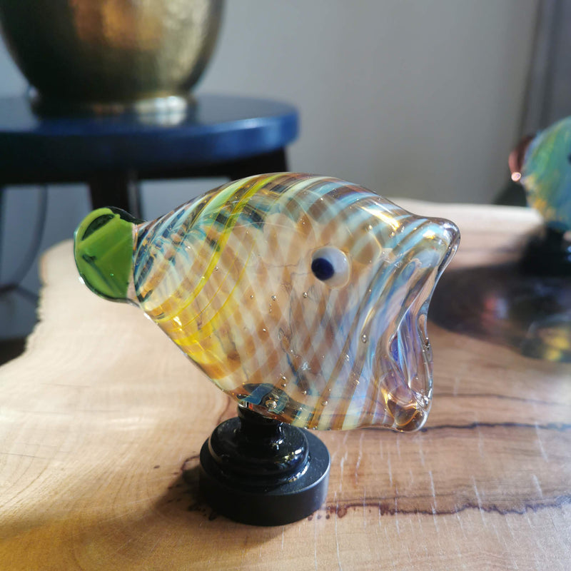 Fish Table Decor Glass- OL