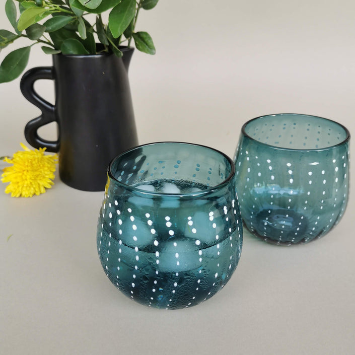 Mura Art Glass- Aquamarine (single glass)