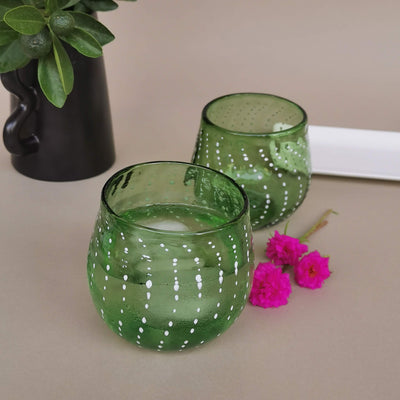Mura Art Glass- Jade (single glass)