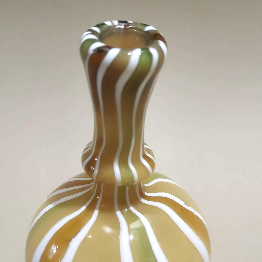 Murano Glass Style Vase- Earthy Hues