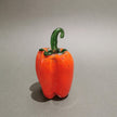 Murano Glass Style Decoration- Red Bell Pepper