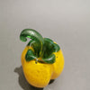 Murano Glass Style Decoration- Yellow Bell Pepper