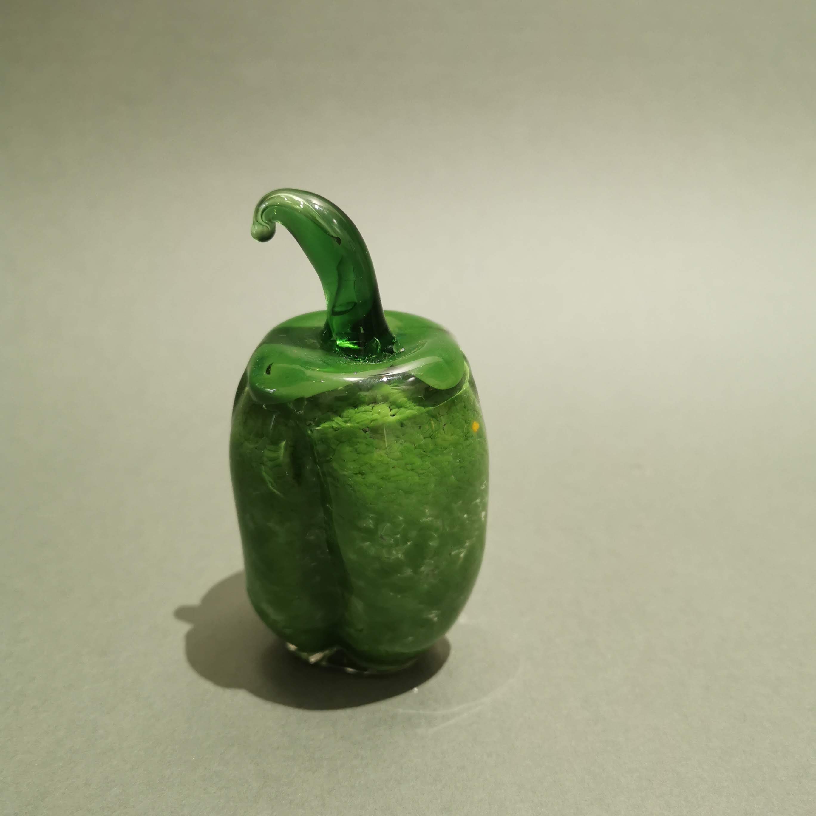 Murano Glass Style Decoration- Natural Green Pepper