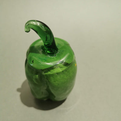 Murano Glass Style Decoration- Natural Green Pepper