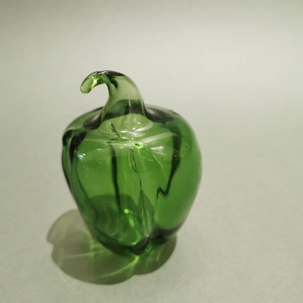 Murano Glass Style Decoration- Natural Green Pepper