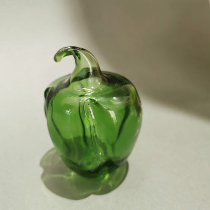 Murano Glass Style Decoration- Natural Green Pepper