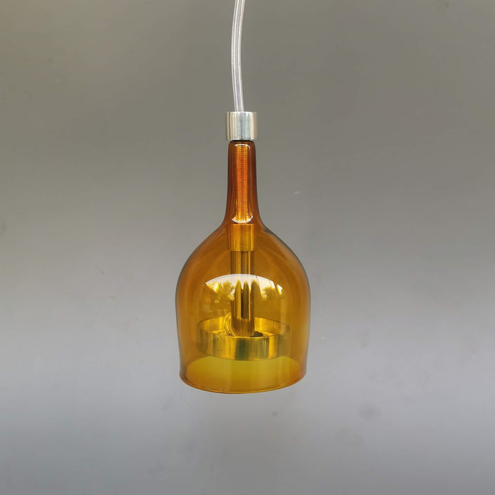 Pendant Lamp - Handblown Mystic Glow (Amber)