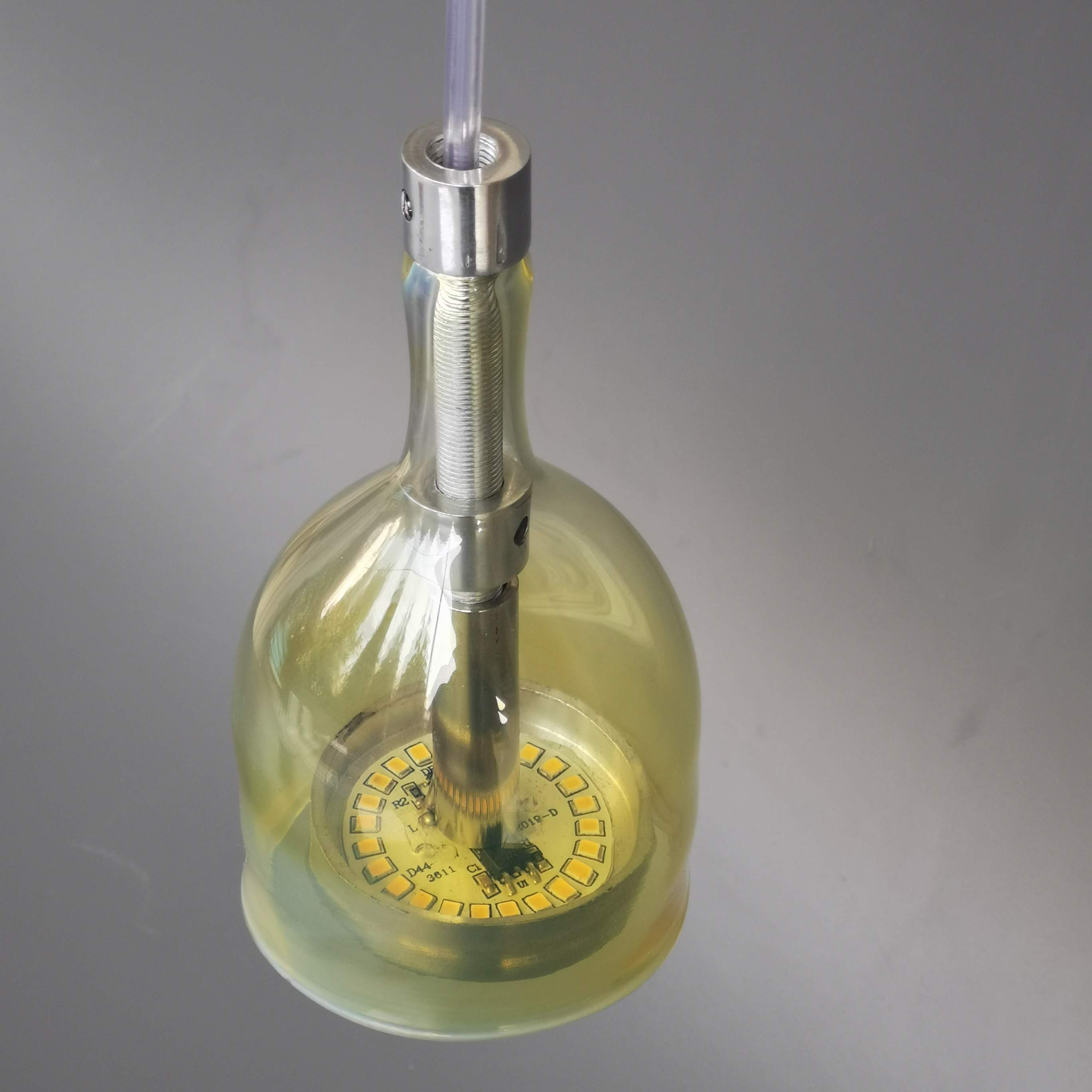 Pendant Lamp - Handblown Mystic Glow (Crystal)