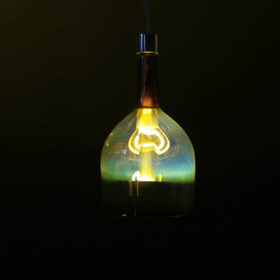 Pendant Lamp - Handblown Mystic Glow (Amber)