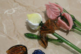 Venetian Rose Glass Flower