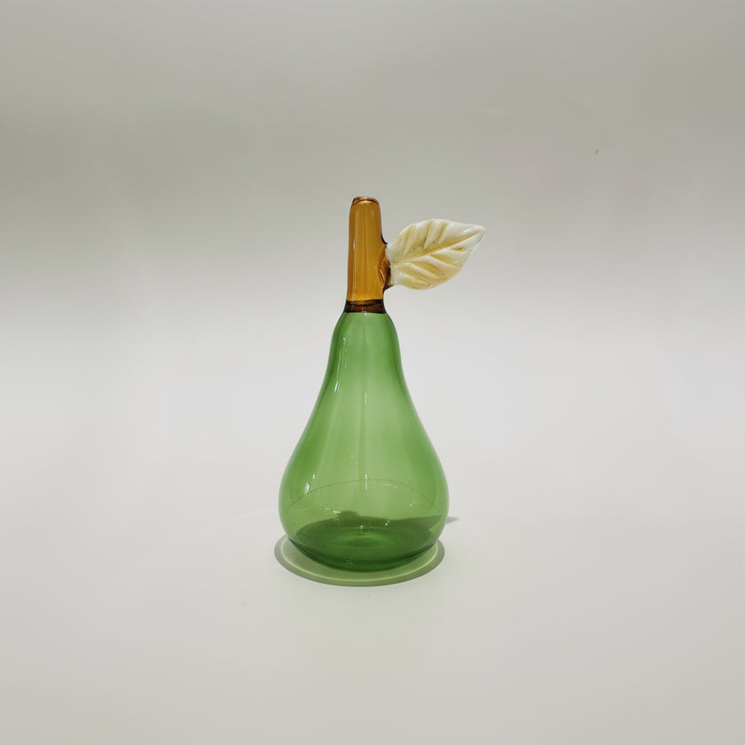 Murano Glass Style Decoration- Pear Green Art Glass