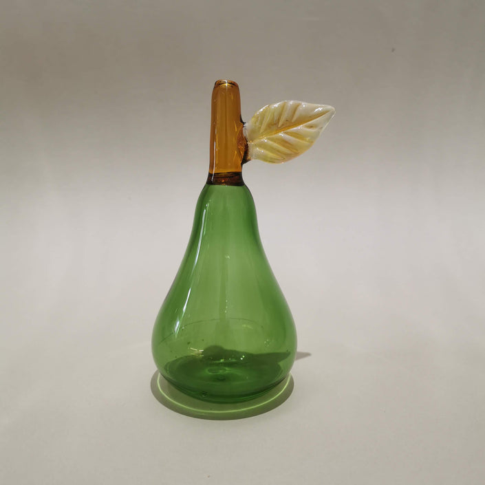 Murano Glass Style Decoration- Pear Green Art Glass