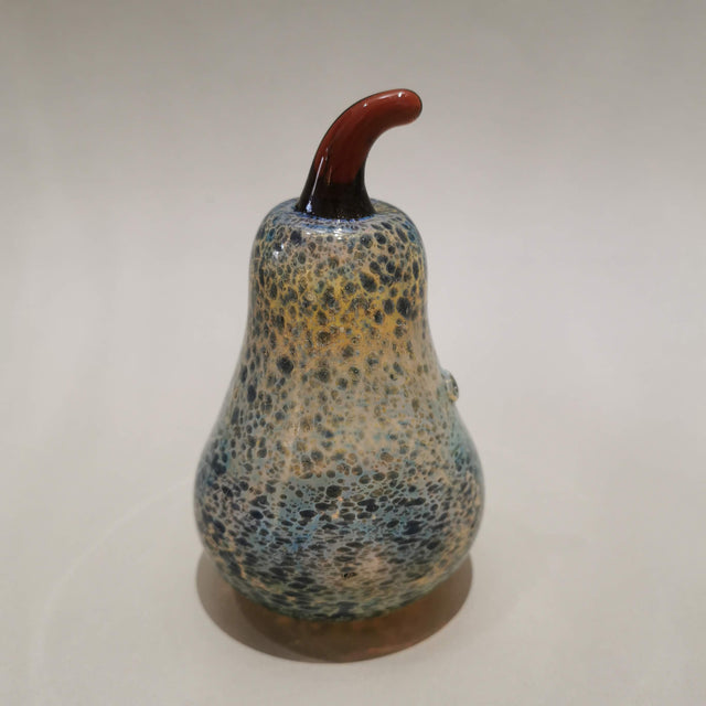 Murano Glass Style Decoration- Marble Pear Art Glass