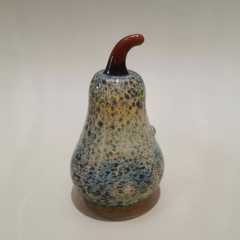 Murano Glass Style Decoration- Marble Pear Art Glass