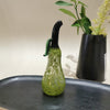 Murano Glass Style Decoration- Green Splash Pear Art Glass