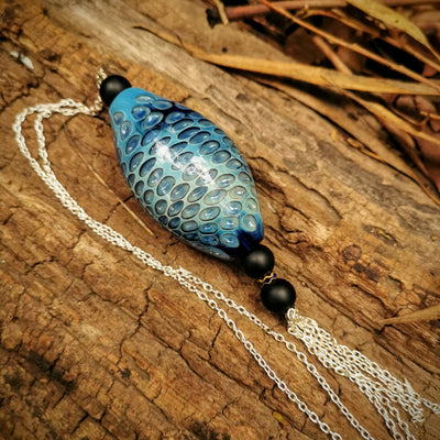 Bliss Amulet- Necklace (Blue)