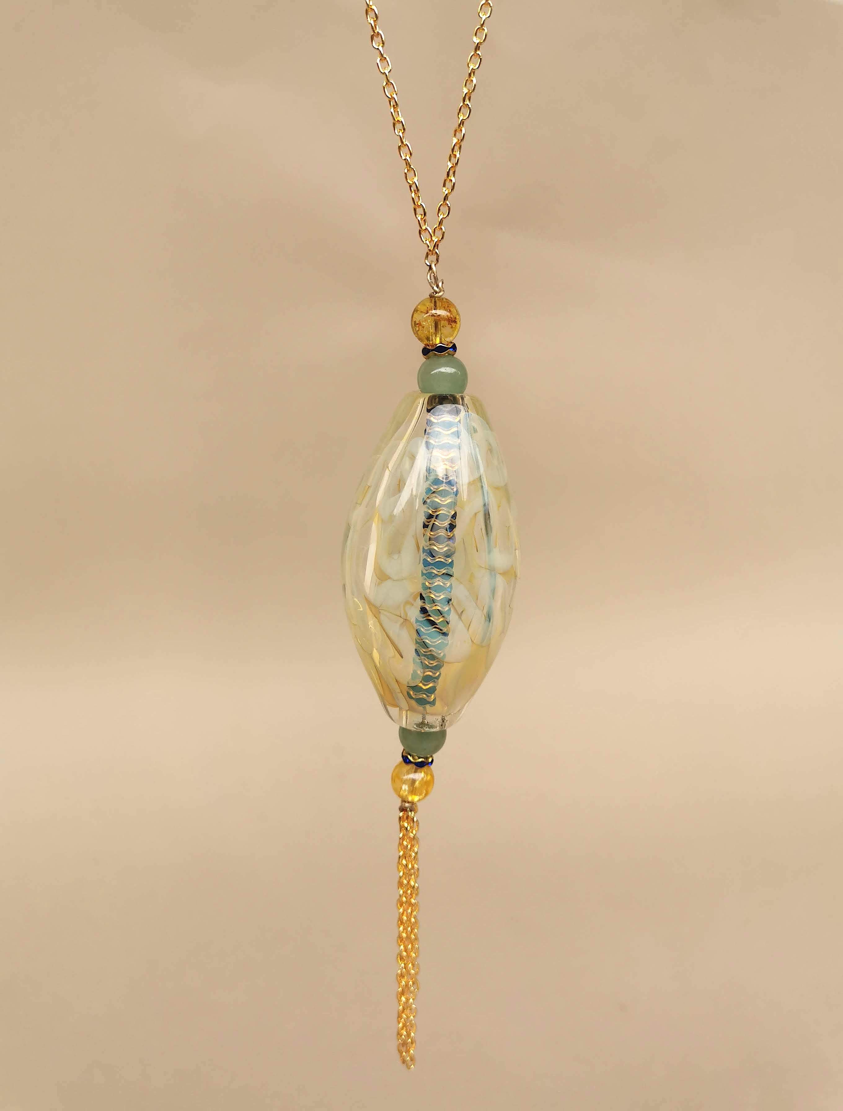 Bliss Amulet- Necklace (Pearl)