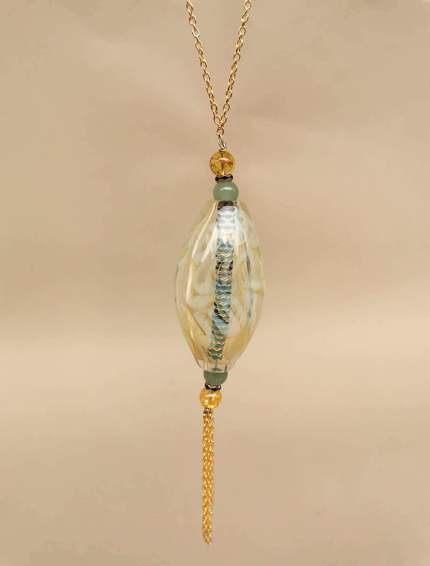 Bliss Amulet- Necklace (Pearl)