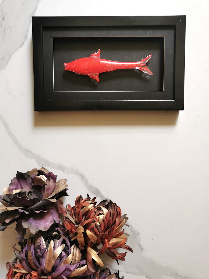 Wall art- Glass Trophy Fish