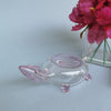 Collectible Glass  Art Turtles- Pink