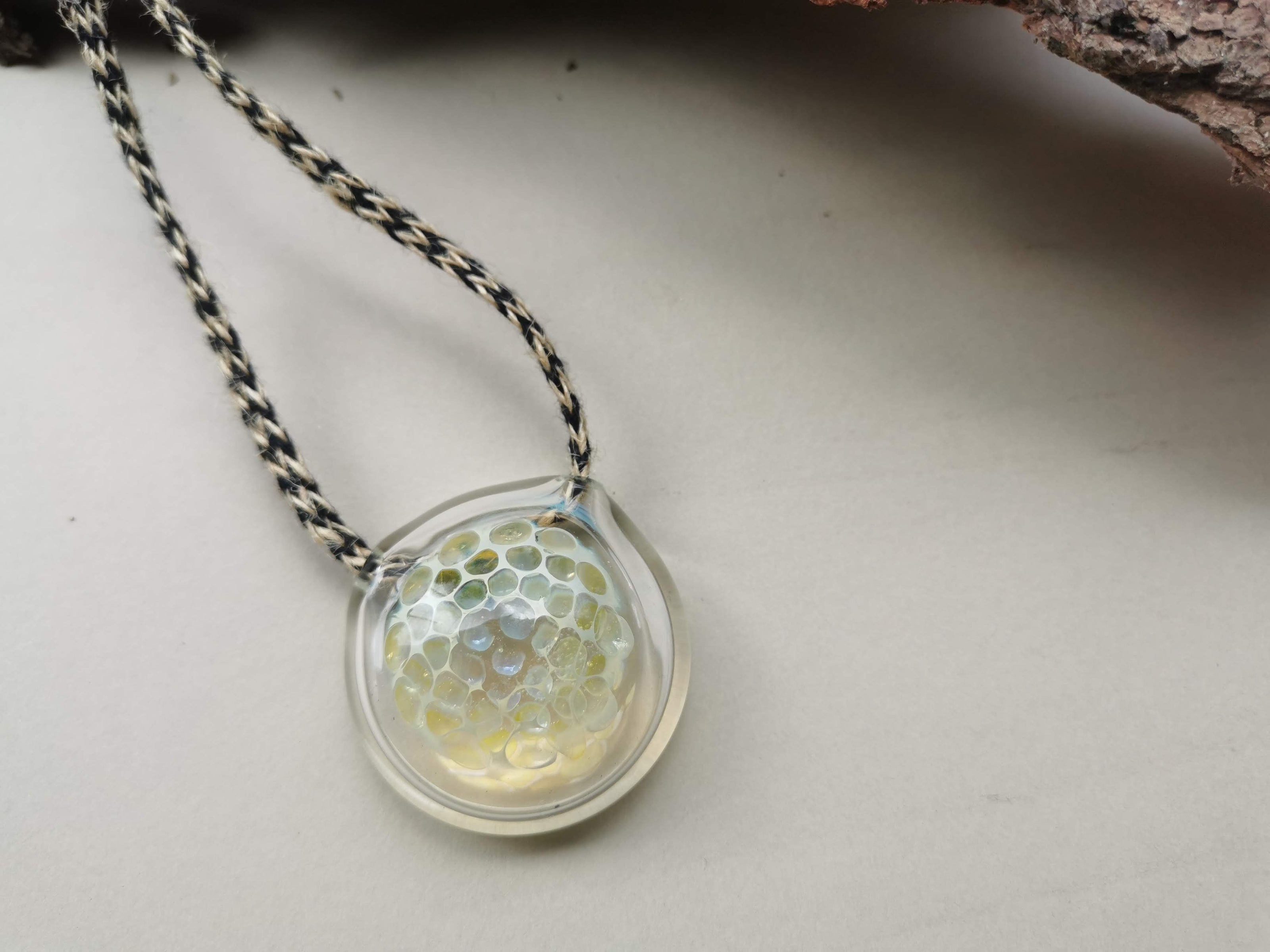 Earth Series Necklace - Misty Pearl